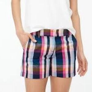 J.Crew Plaid Chino Shorts